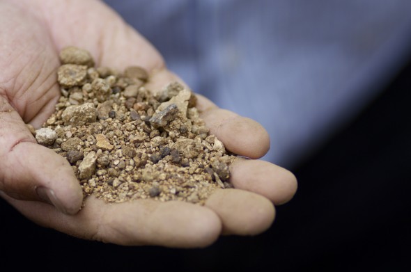 The clay. loam and granite soils of Ventisquero. 