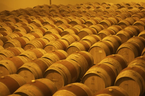 And the wine ages in French and American oak. Somewhere in this mix of barrels are a few barrels of Hungarian oak.