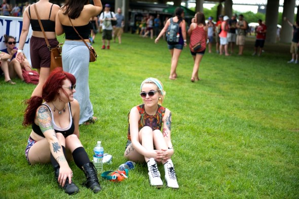 An estimated 75,000 attended the Forecastle Music Festival. And they were drinking bourbon!