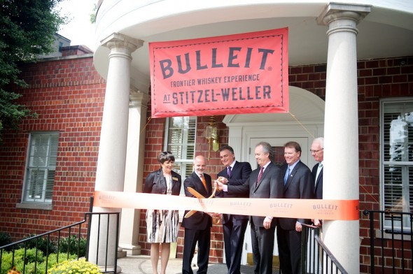 The ribbon cutting for the new Bulleit Experience. The facility is now on the Kentucky Bourbon Trail. 