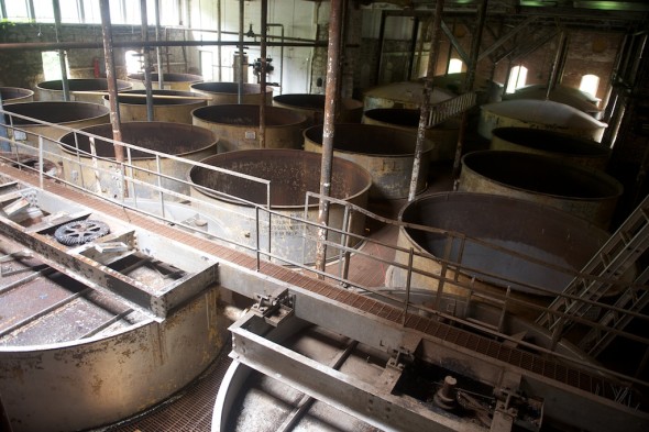 Soon, these fermenters will be filled with corn and other delicious grains.