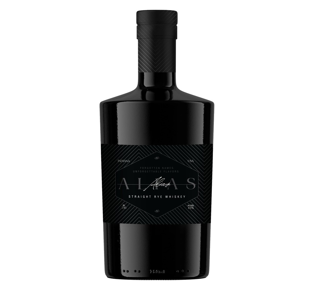 Alias Straight Rye Whiskey bottle