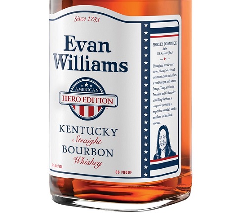 Evan Williams American Made Heroes bottle