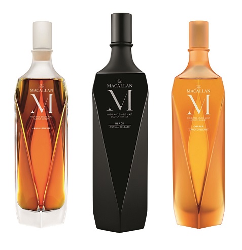 Exquisite The Macallan M Whisky 2022 Collection in Lalique Crystal  Decanters