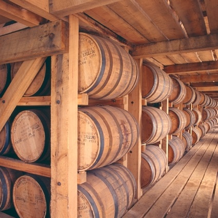 Bourbon Barrels Rickhouse distillery tourHeaven Hill
