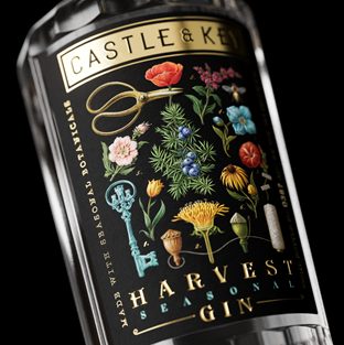 Castle & Key Harvest Gin 2022