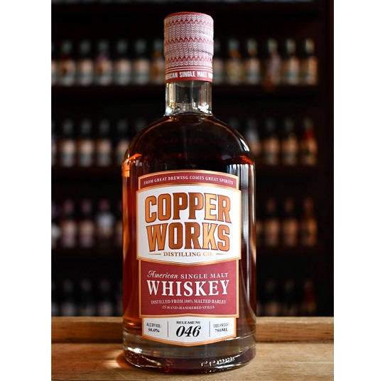 Copperworks Distilling Co Salmon-Safe American Single Malt