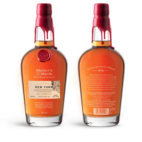 Makers Mark Wood Finishing Series New York Bottle