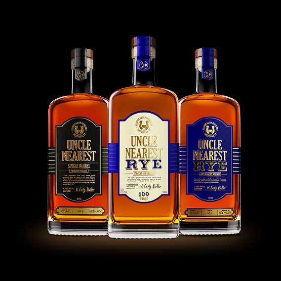 Uncle Nearest Green Distillery bottle trio Spirits on the Rise