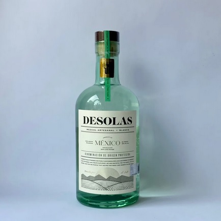 Desolas Mezcal bottle