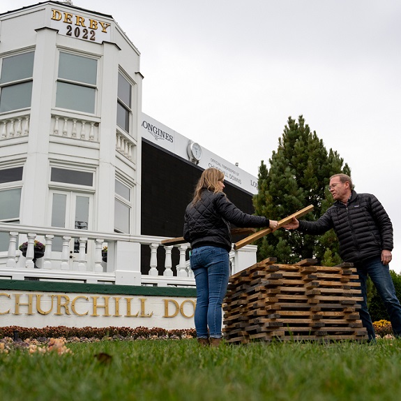 Woodford Reserve Kentucky Derby sponsor infield