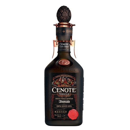 Cenote Ahumado Tequila bottle square