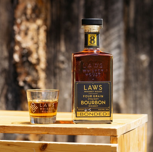 Laws Whiskey House Four Grain Bottled in Bond Bourbon