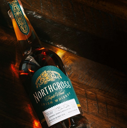 Latitude Beverage Company Northcross Triple Wood Irish Whiskey