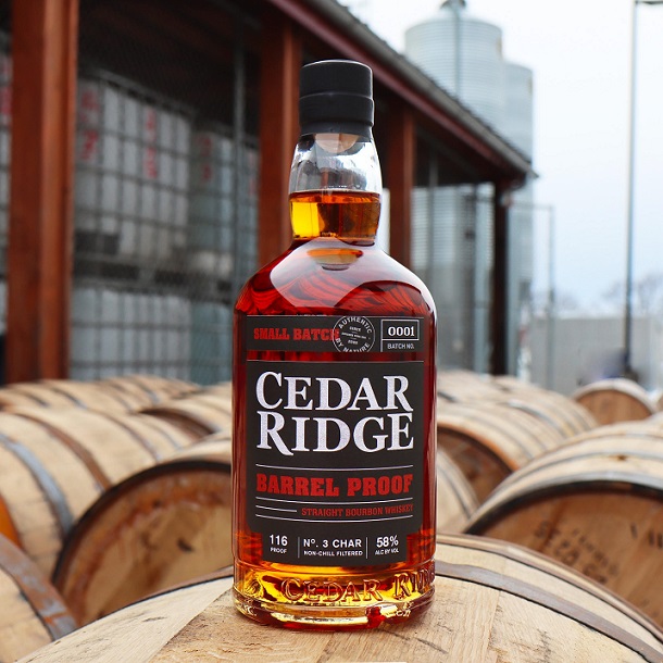 Cedar Ridge Barrel Proof Straight Bourbon Whiskey