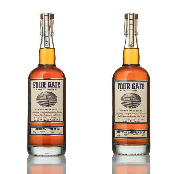 Four Gate Majestic Wood bottles