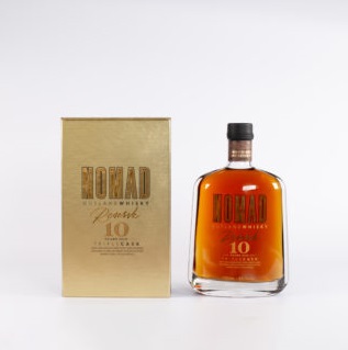 Nomad Outland Whiskey 10 year bottle and box