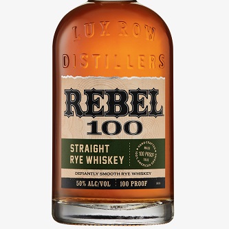 Rebel Bourbon Straight Rye 100 Proof bottle