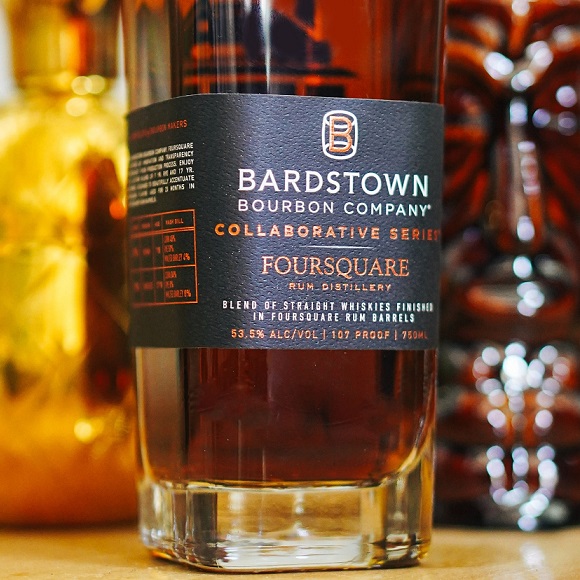 Bardstown Bourbon Company Foursquare Rum collab bottle front
