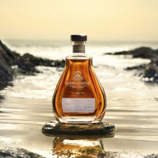 Glenglassaugh Distillery 46-Year Single Malt Scotch Whisky bottle lifestyle
