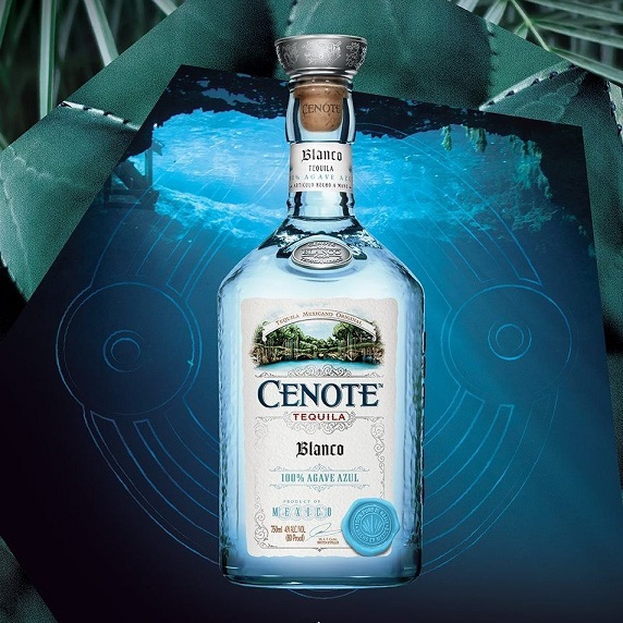 Cenote Tequila bottle