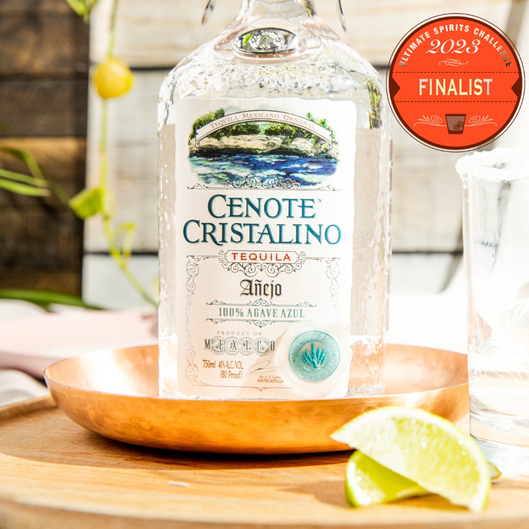 Cenote Cristalino Tequila bottle