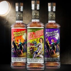 Filmland Spirits bottles