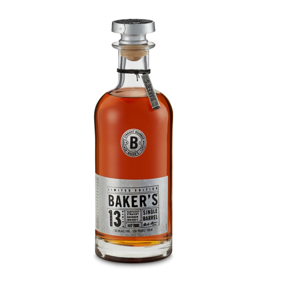 Baker's Bourbon 13 Year Old single barrel bottle