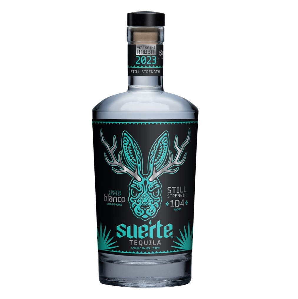Suerte Still Strength Blanco Tequila 2023 bottle SQUARE