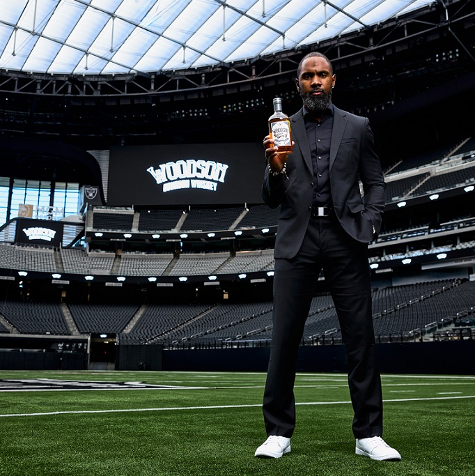 Woodson Bourbon Whiskey Charles Woodson Las Vegas Raiders Allegiant Stadium