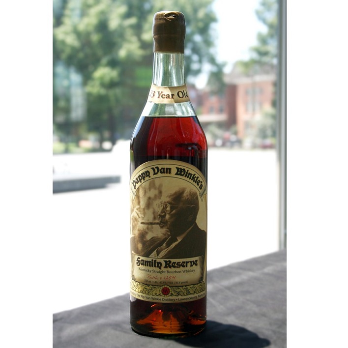 Speed Museum Art of Bourbon Pappy Van Winkle 23 Year Old bottle
