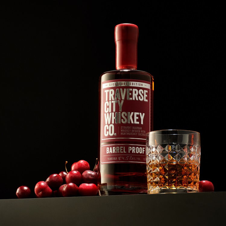 Traverse Whiskey Co. Barrel Proof Cherry Whiskey