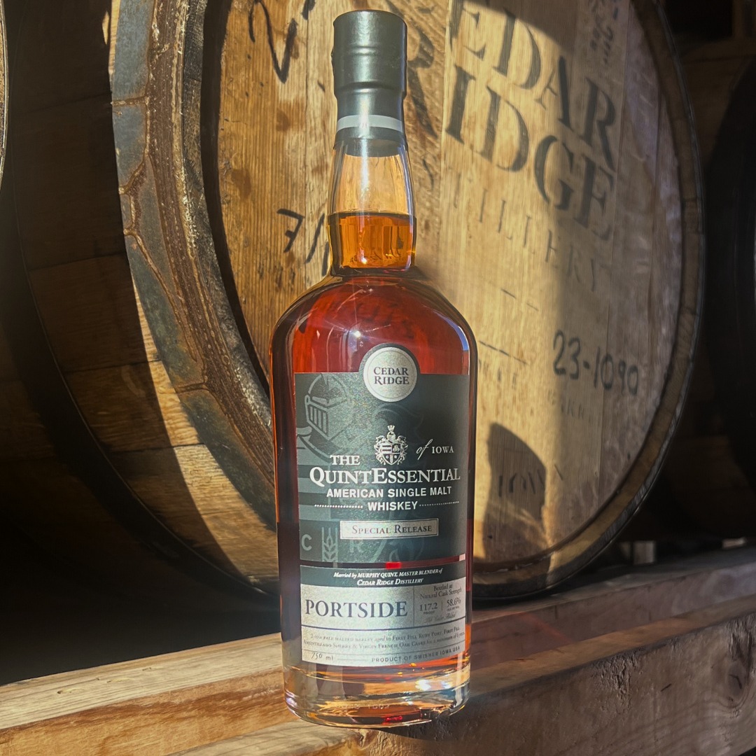 Cedar Ridge Distillery Quintessential Portside bottle