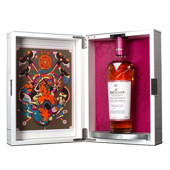 Distil Your World Mexico box and bottle The Macallan