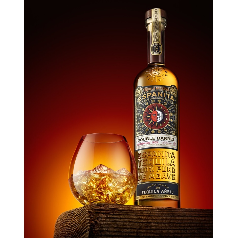 Espanita Double Barrel Anejo Tequila SQUARE