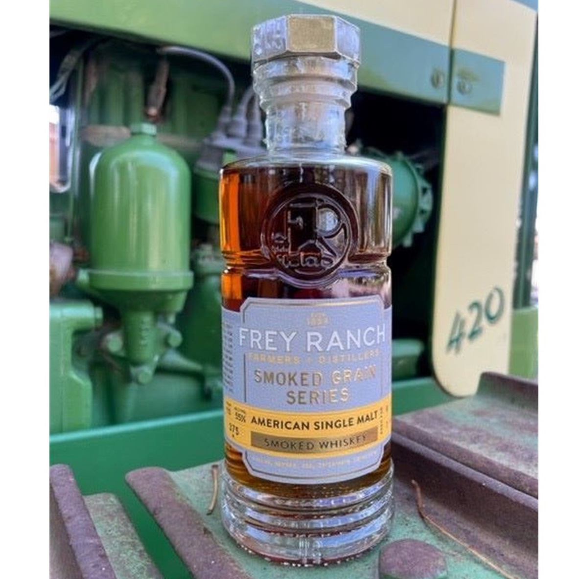 Frey Ranch Smoked Single Malt Whiskey bottle