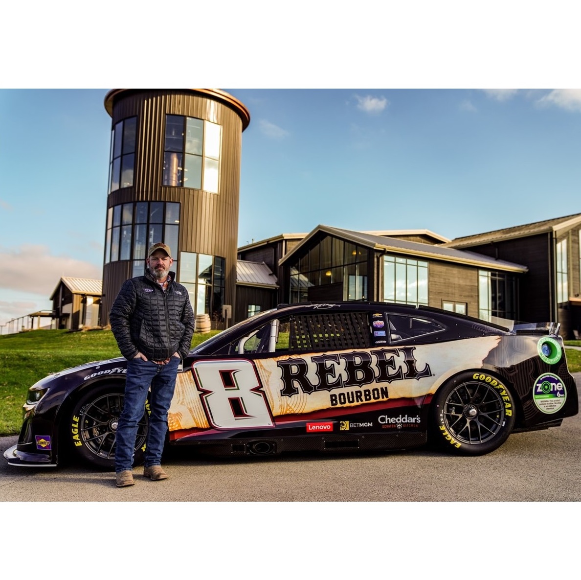 Rebel Bourbon Richard Childress Racing car