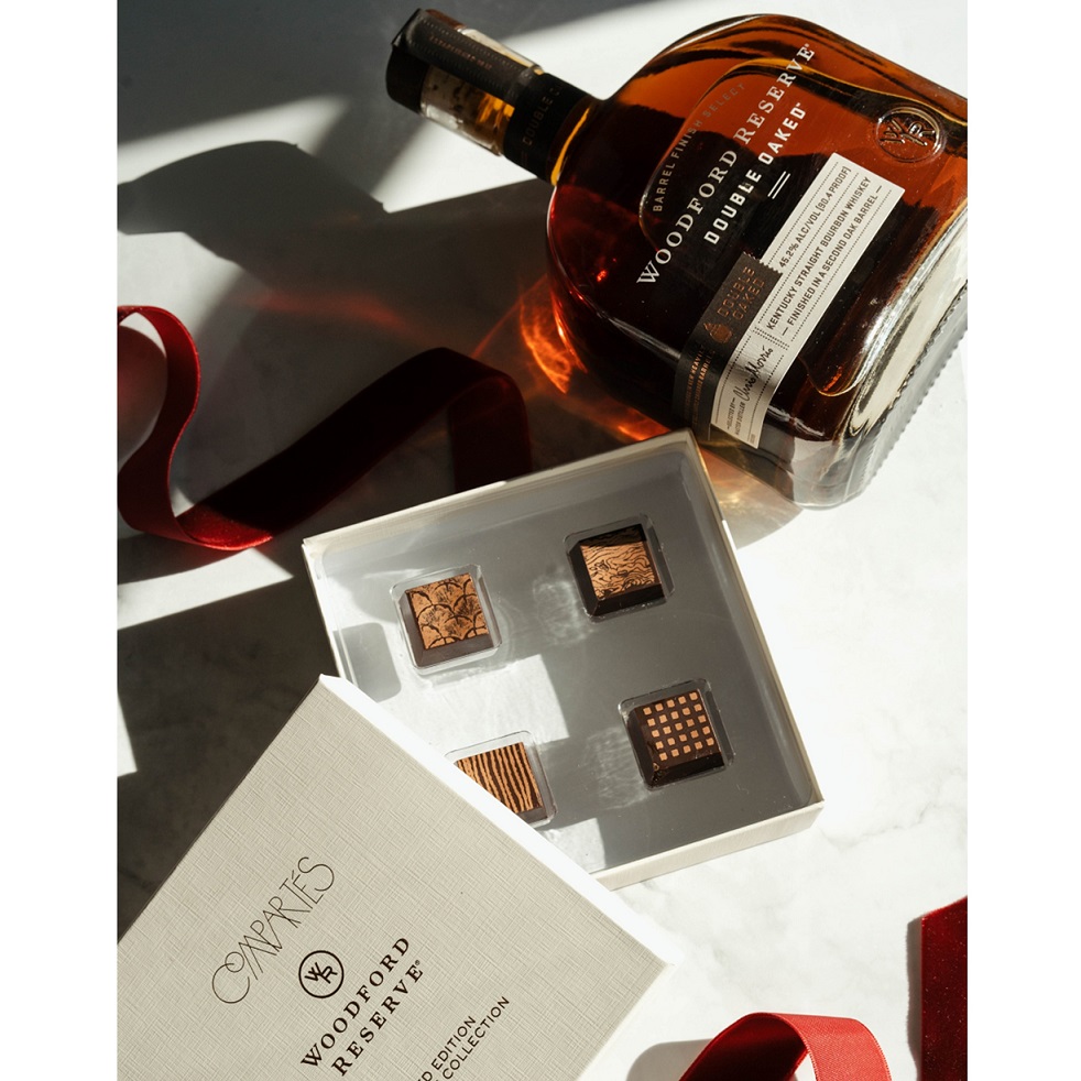 Woodford Reserve Double Oaked Compartés chocolates SQUARE