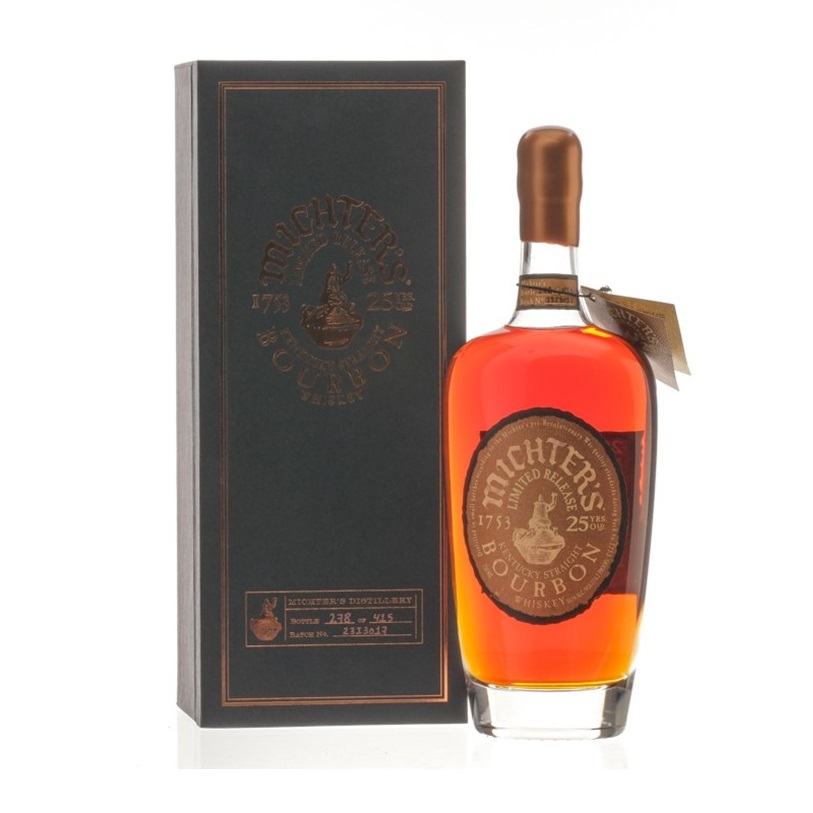 Whiskey auction Michters 25 Year bottle