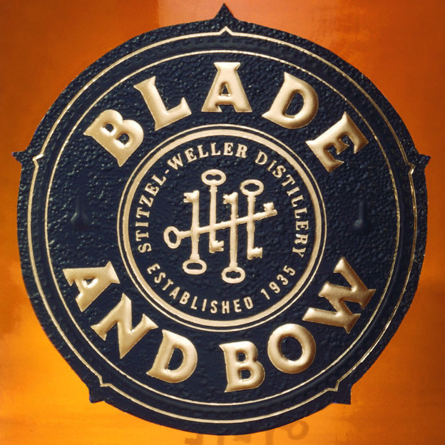 Diageo Blade and Bow Kentucky Straight Bourbon Whiskey logo on bottle
