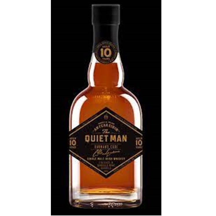 Quiet Man Barman's Code bottle SQUARE