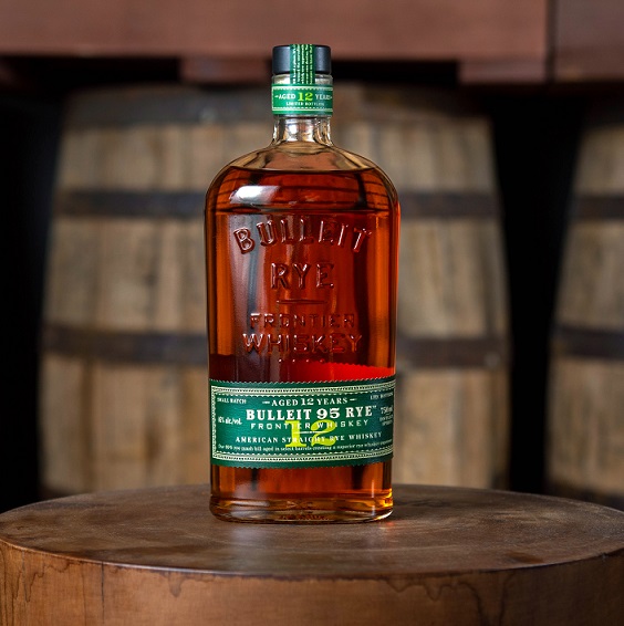 Bulleit Rye 12 Year Old on barrel