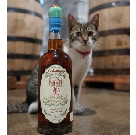 J. Mattingly 1845 RuRoh Rye with distillery cat