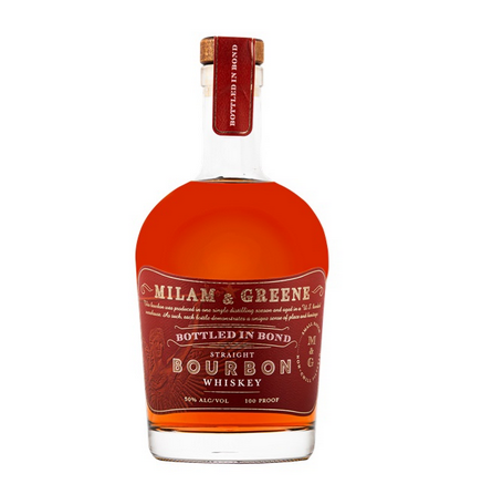 Milam & Greene Bottled in Bond bottle