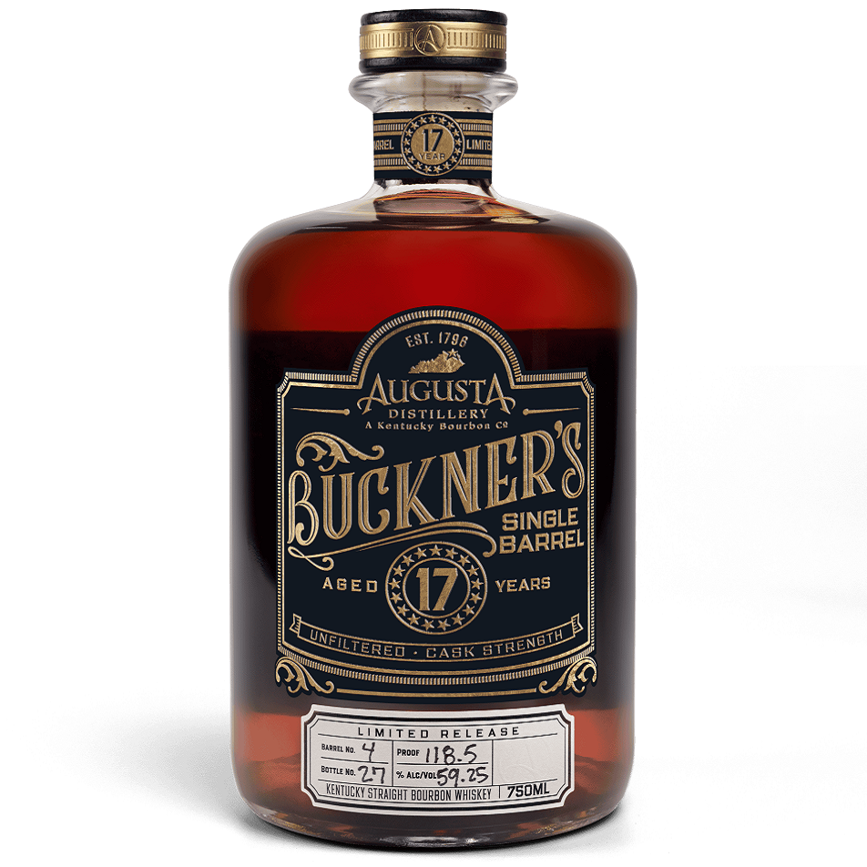 Buckner's 17 Year bottle Augusta Distillery