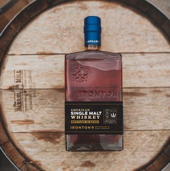 Ironton Single Malt Whiskey bottle