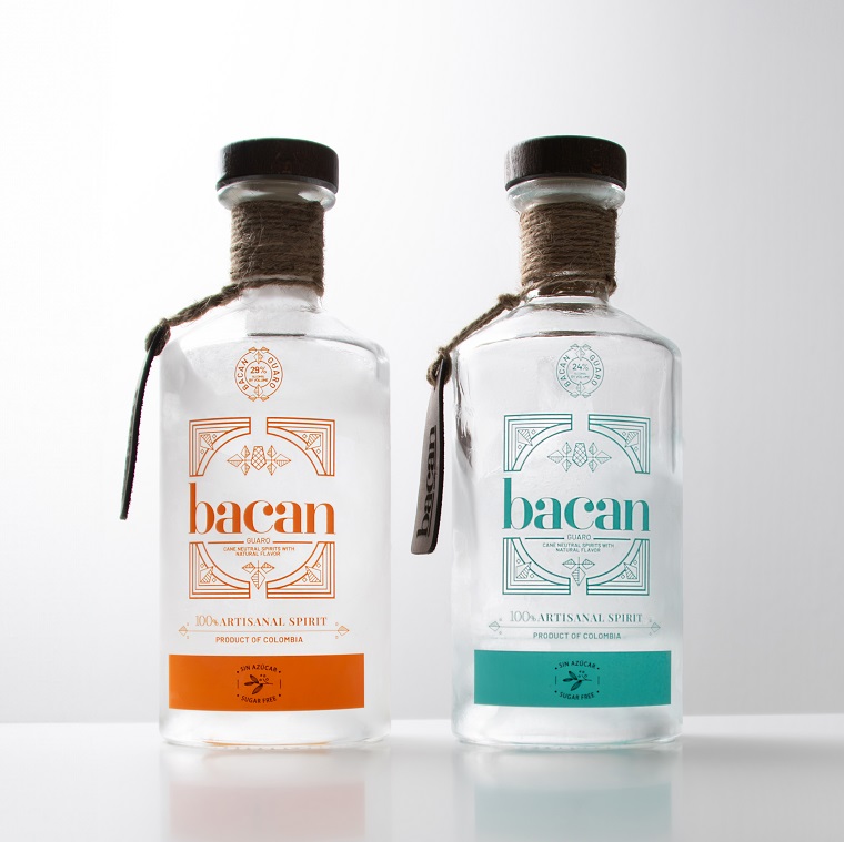 Bacan Guaro bottles