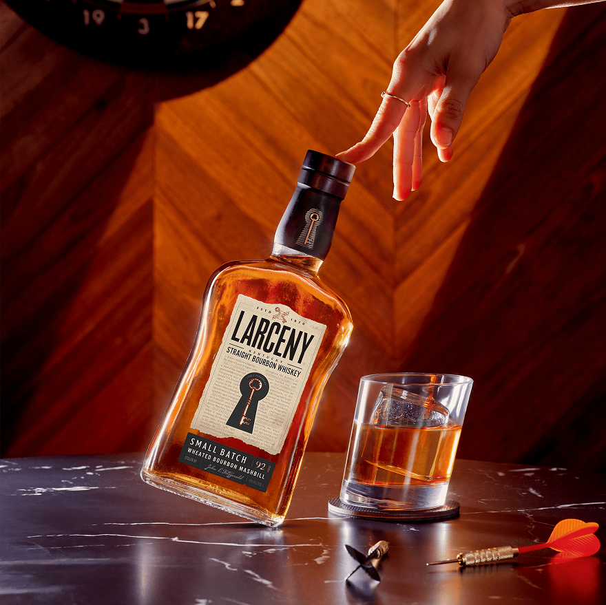 Larceny bottle and glass Seize Tonight