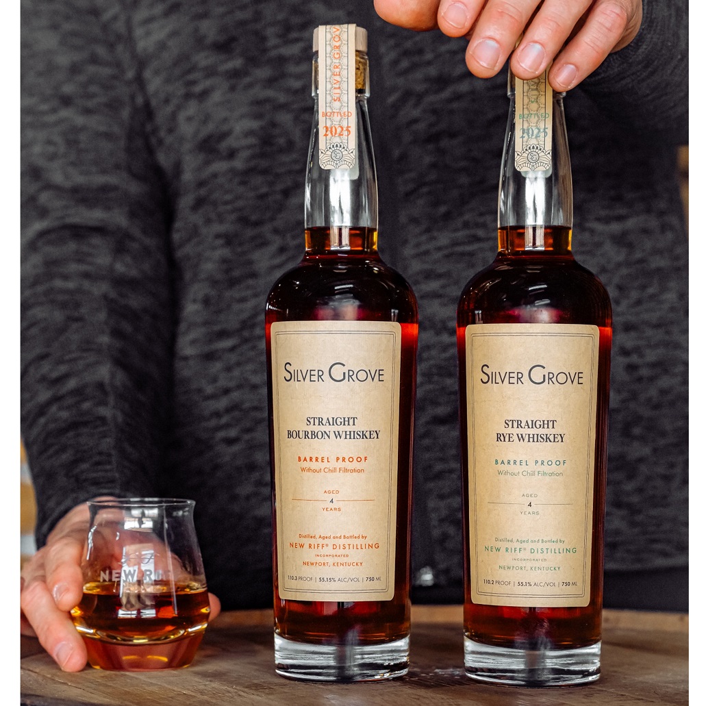New Riff Distilling Silver Grove bottles SQUARE