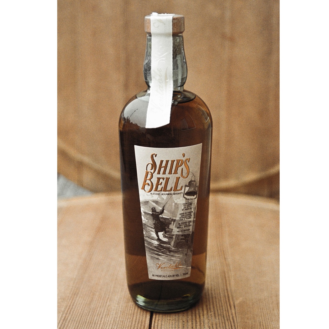 Veritable Distillery Southwicks Ship's Bell Bourbon bottle